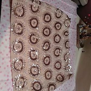 Gorgeous Peach Skirt eith beading and Sequins